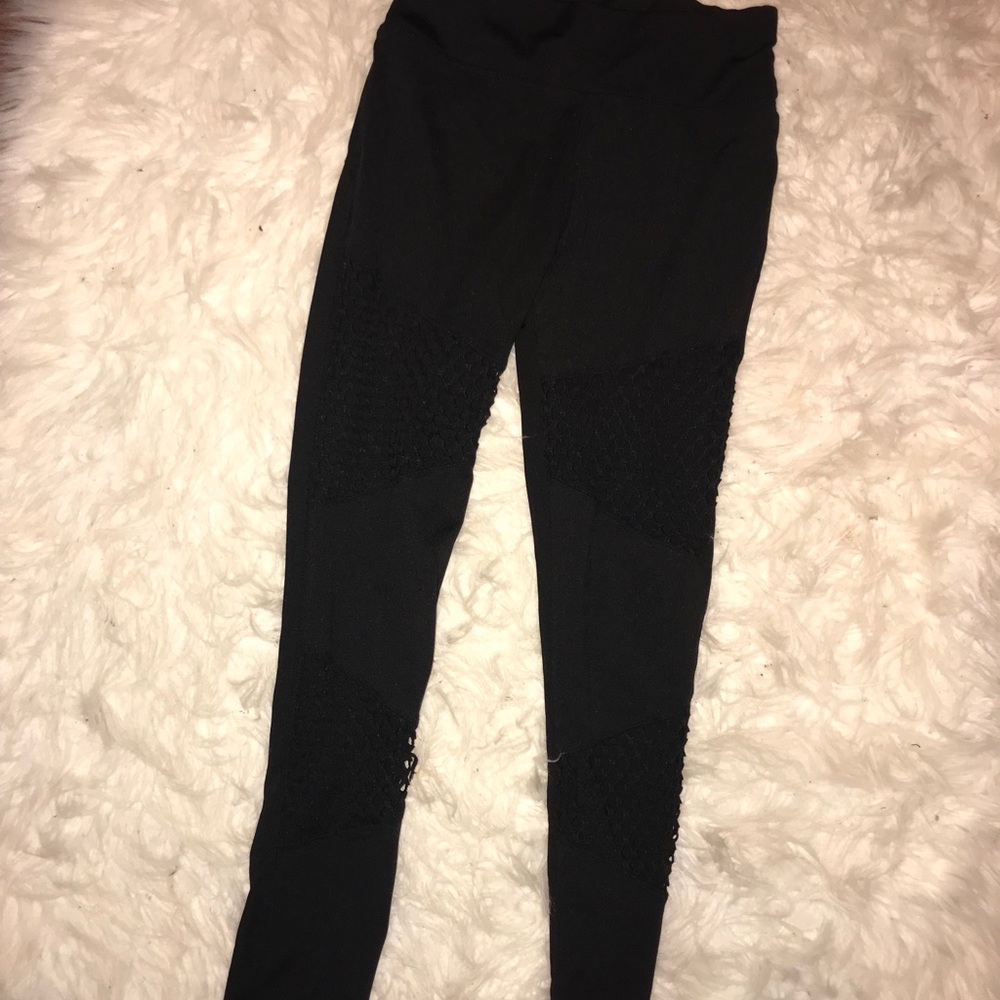 Mesh leggings! Look closely at the detail!